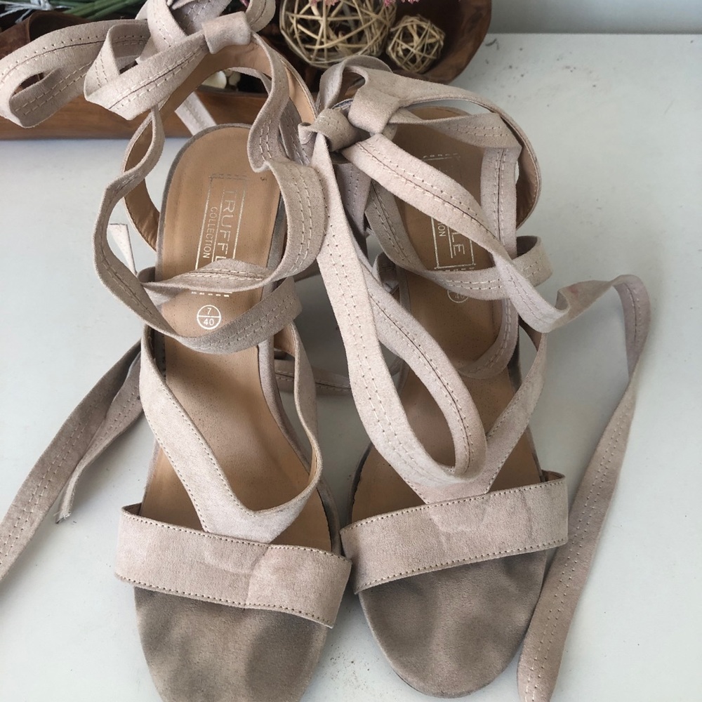 Strappy heels from boohoo